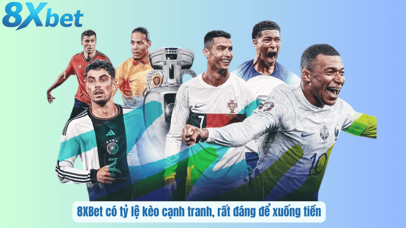 8XBet có tỷ lệ kèo cạnh tranh, rất đáng để xuống tiền